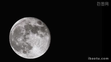 超级月亮满月球实拍